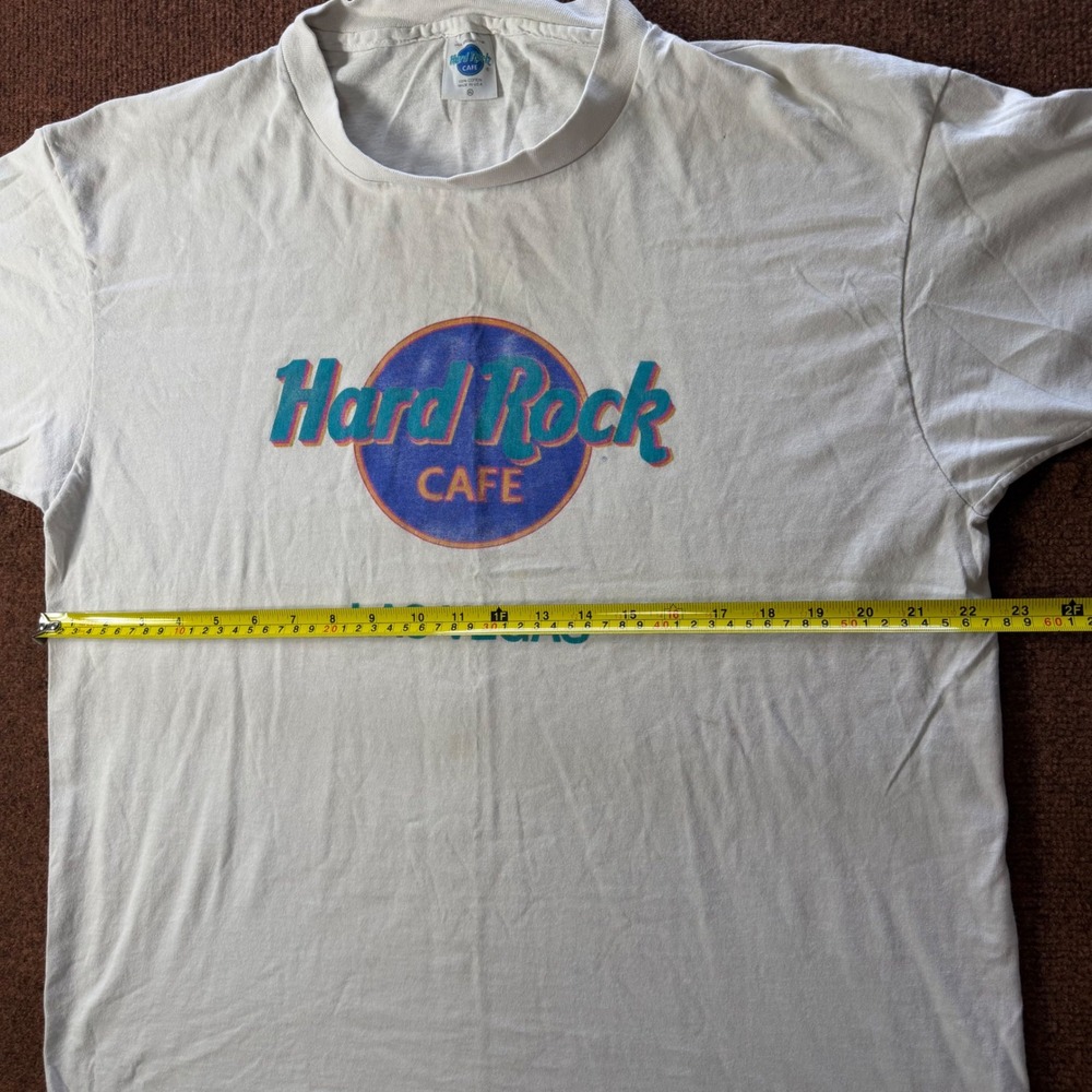 Vintage Hard Rock Cafe Las Vegas T Shirt Mens XL White Single Stitch Made in USA - Picture 4 of 7
